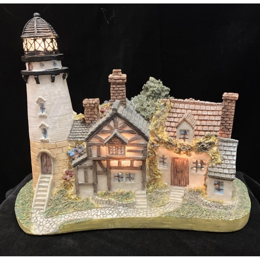 Waterfall Lighthouse Beach Theme Makes Nautical, Seagull Sounds, Lights Up Works